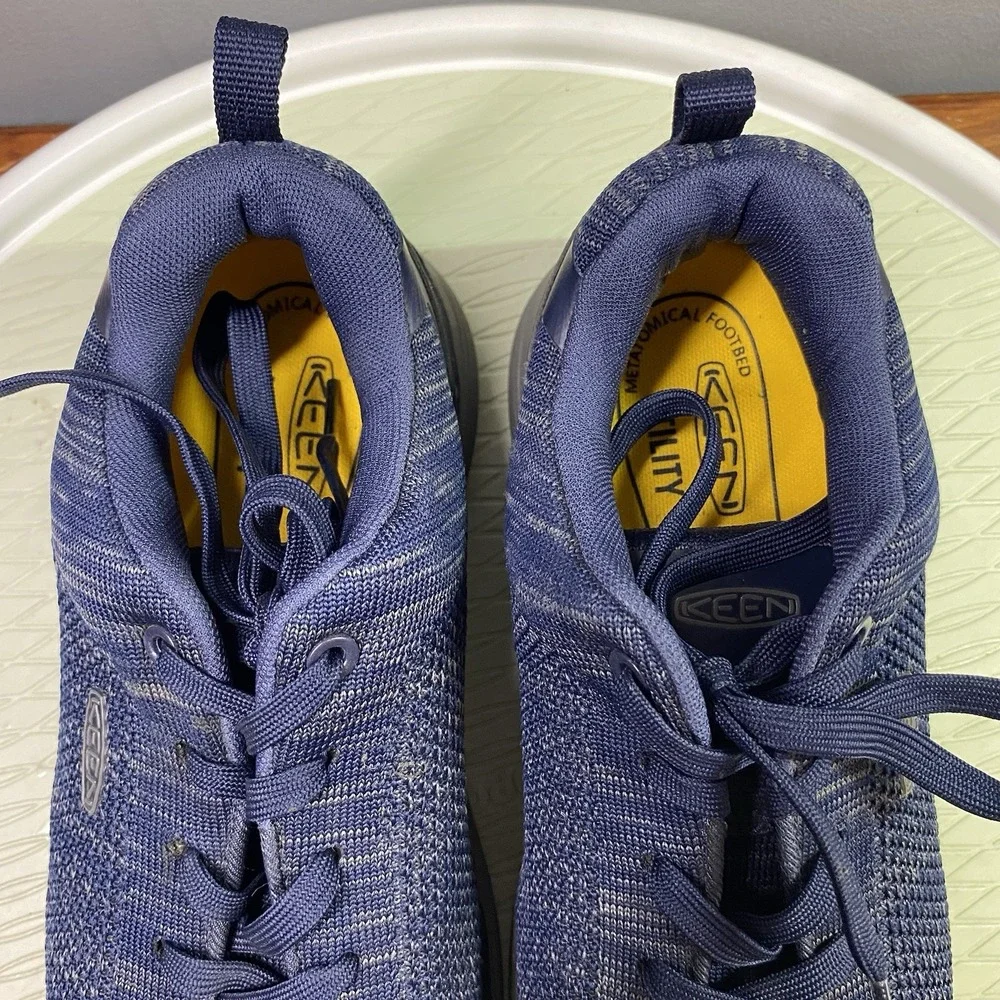 Keen Utility ASTM Aluminum‎ Toe Non Slip Work Shoes Navy Blue Women's Sz 9.5M